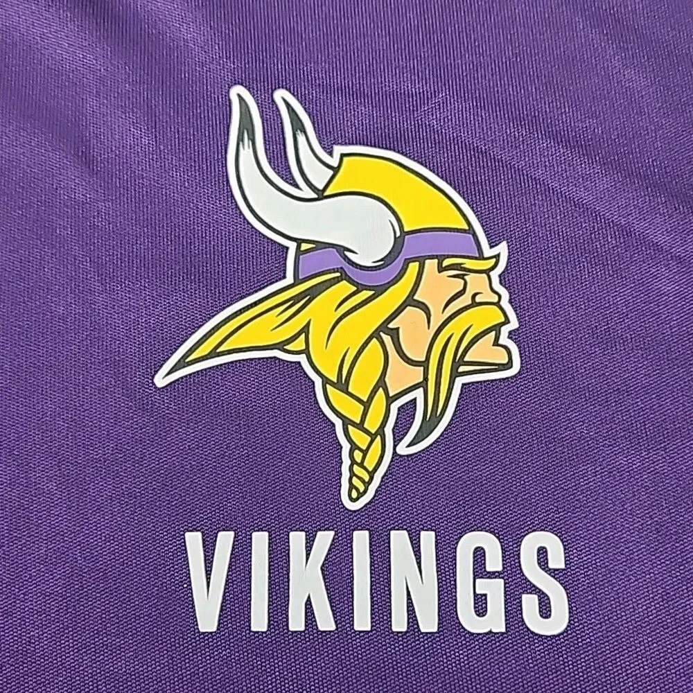 Minnesota Vikings Shirt 1/4 Zip Lightweight Women Plus Sz 1X Purple NFL Football